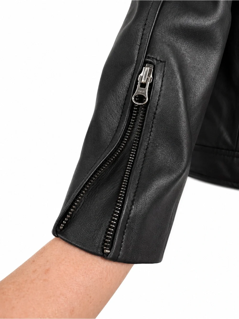 🖤Classic Black All Leather Moto Jacket🖤 - Picture 3 of 5